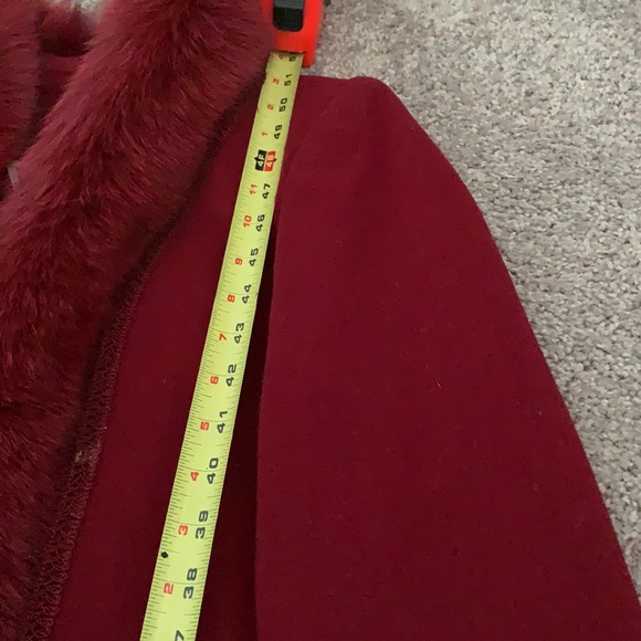 Marvin Richards lambs wool Fox Fur long coat - Picture 12 of 16